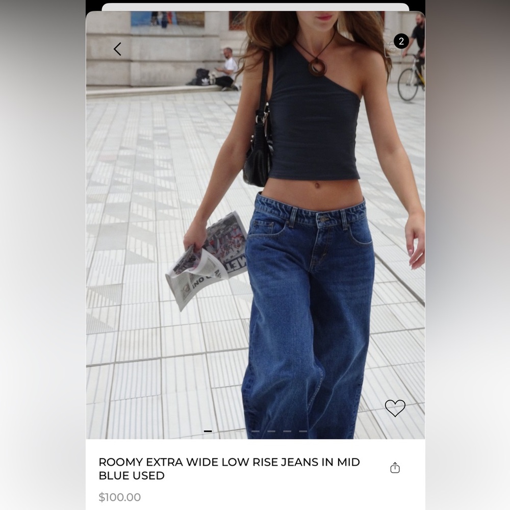 Motel Rocks Low Rise Jeans